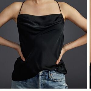 NWT! Anthropologie Silky Cowl Neck Cami